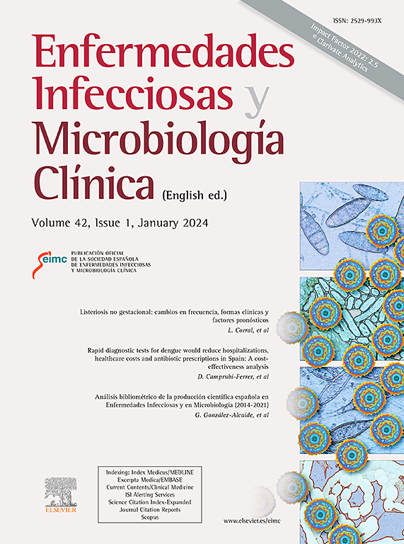 Go to journal home page - Enfermedades infecciosas y microbiologia clinica (English ed.)